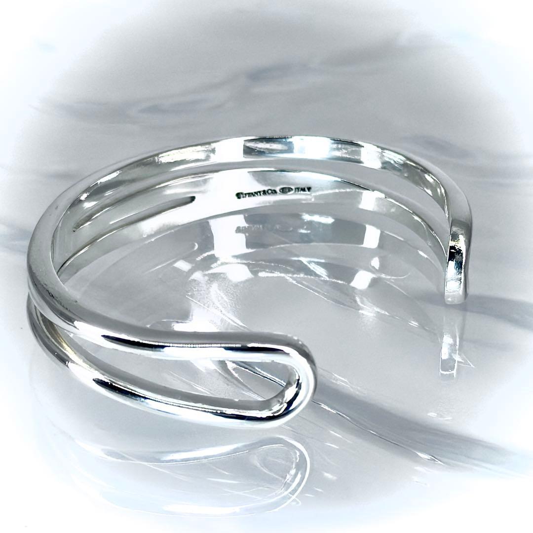 T&Co. ティファニー ダイアゴナル バングル AG 925 ヴィンテージ