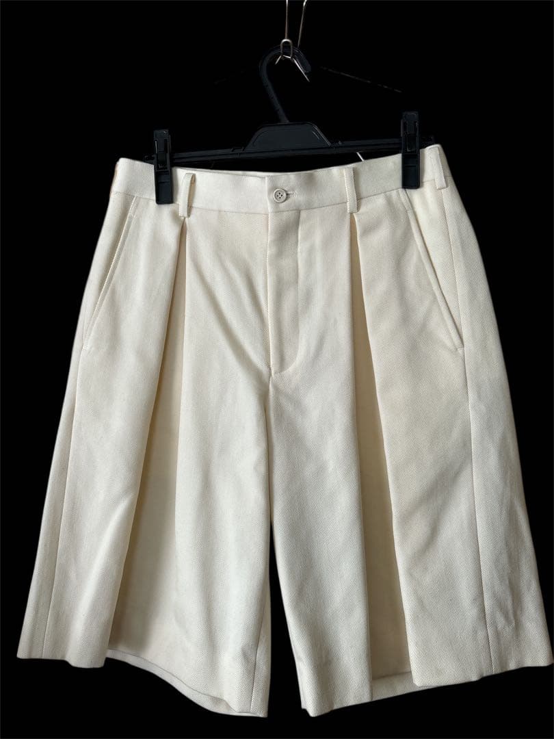 COMME des GARCONS HOMME PLUS 生成り ハーフパンツ