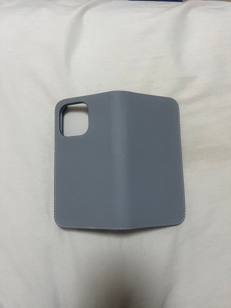 BONAVENTURA iPhone14proスマホケース ブルーリンホワイト