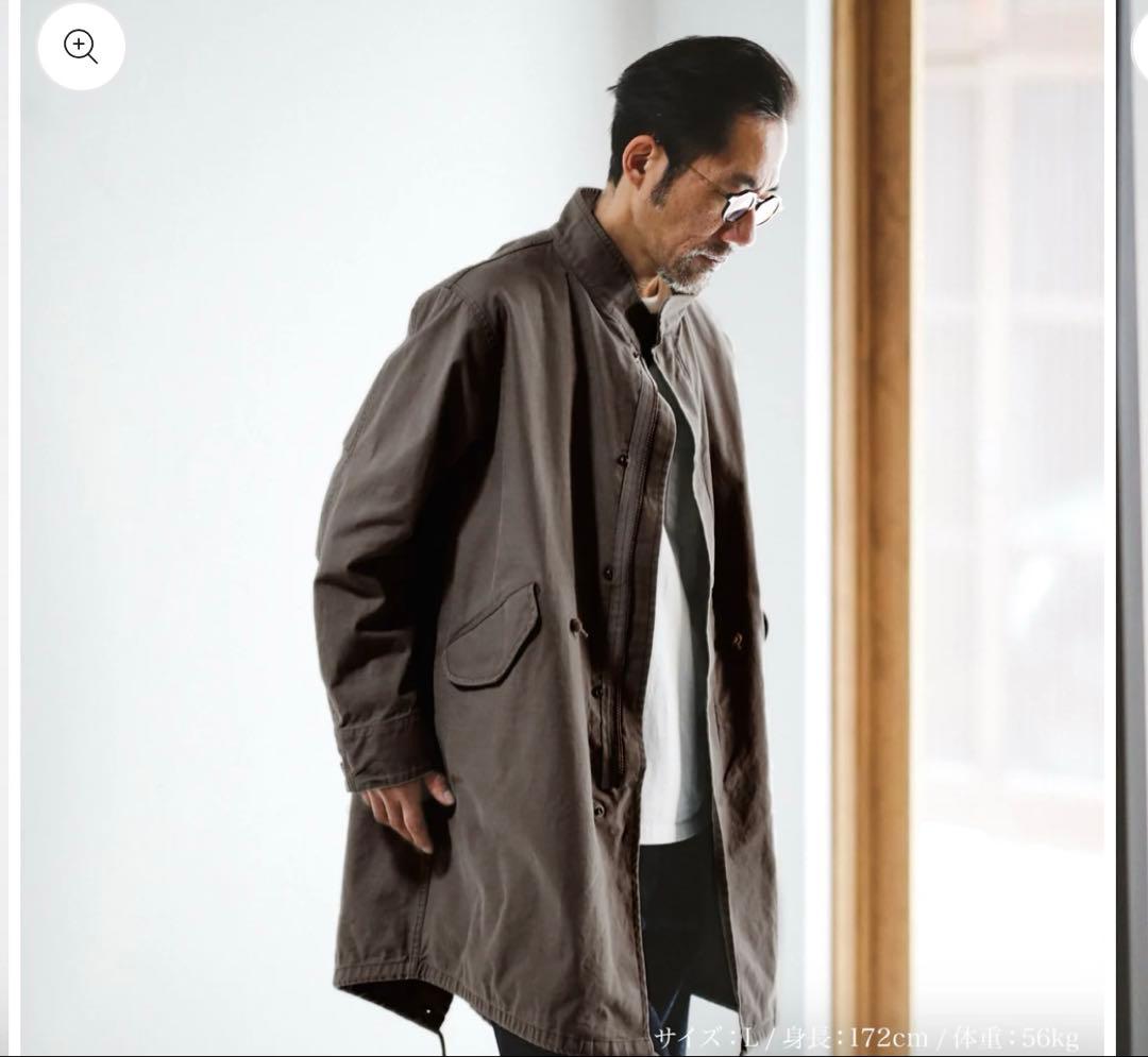 ジャケット・アウター MOLTEMANI Doro-Zome Back Satin Mods Coat