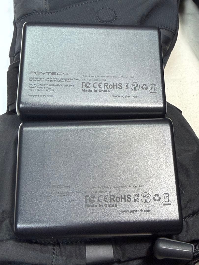 値下げ　PGYTECH フォトグラファーズグローブ ヒーティングマスター M