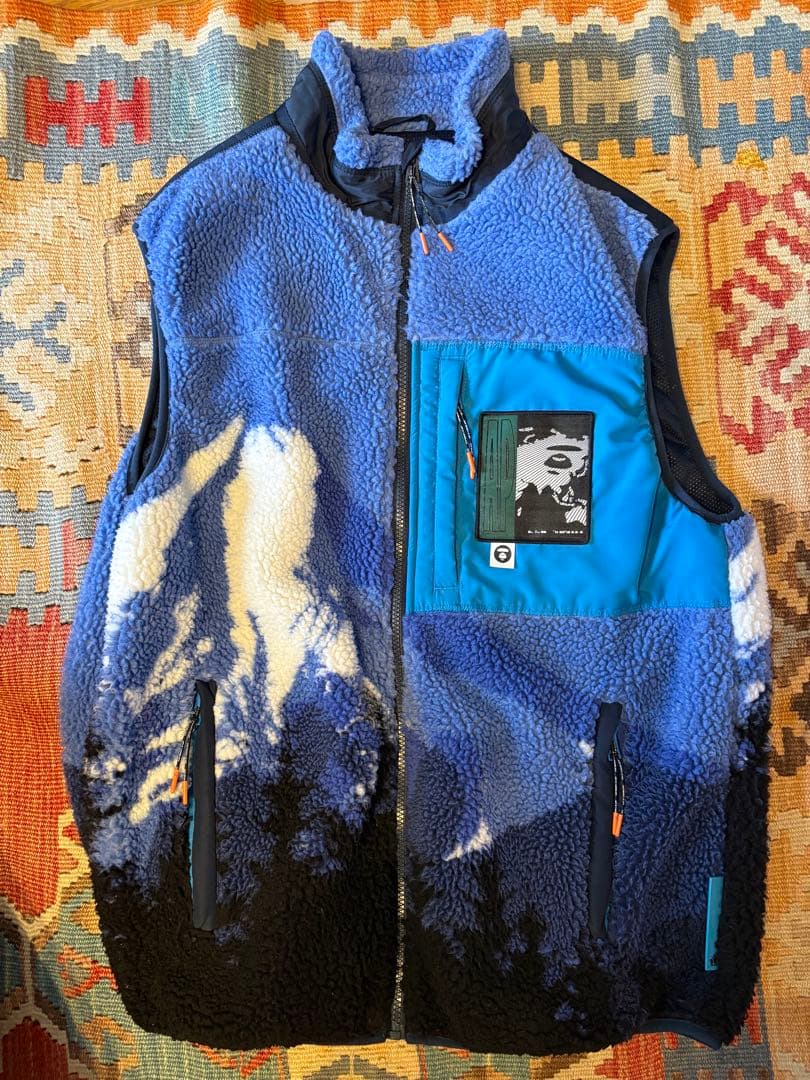 A BATHING APE フリースベスト Lサイズ