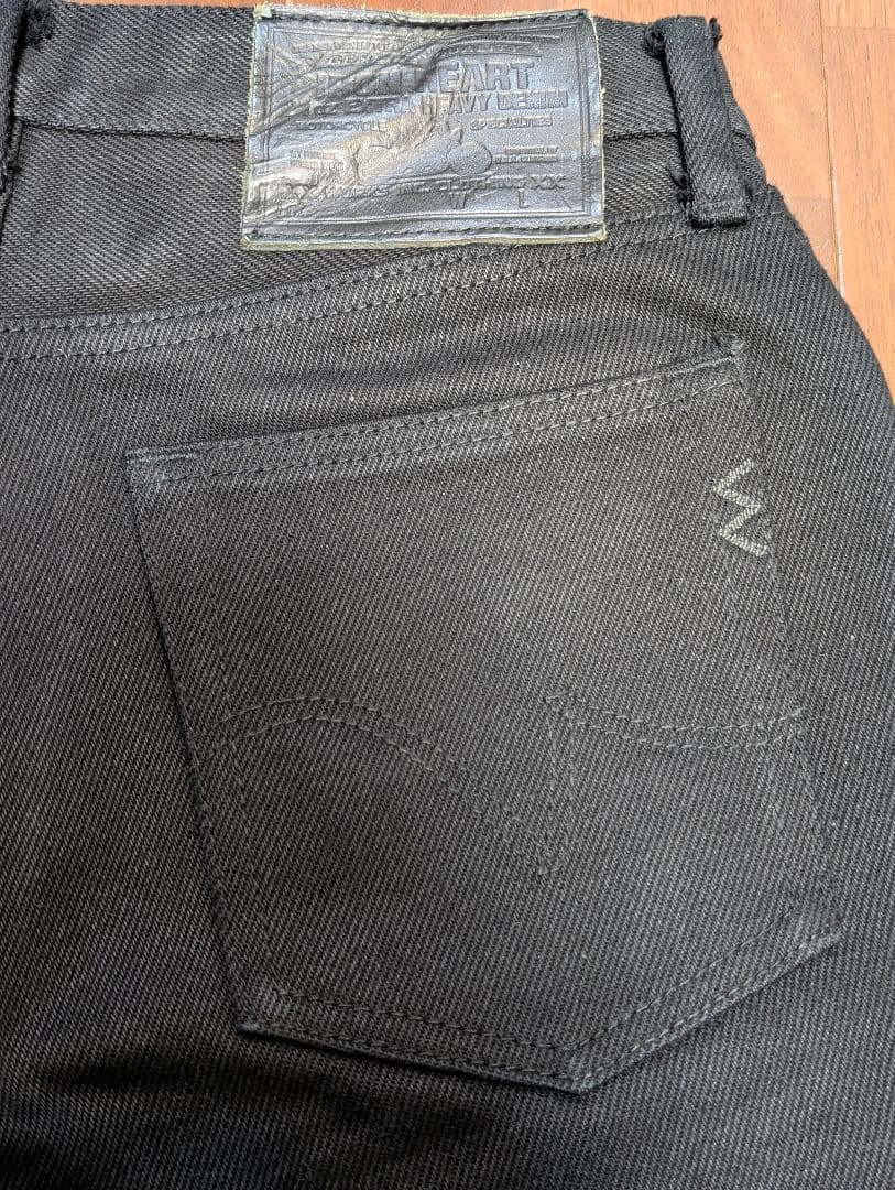 アイアンハート　黒鎧（リアルブラックジーンズ）ブーツカット　W29インチ