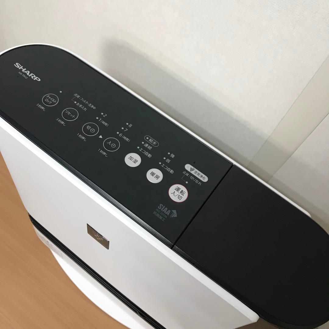 シャープ 加湿セラミックファンヒーター HX-TK12-W 2025年製