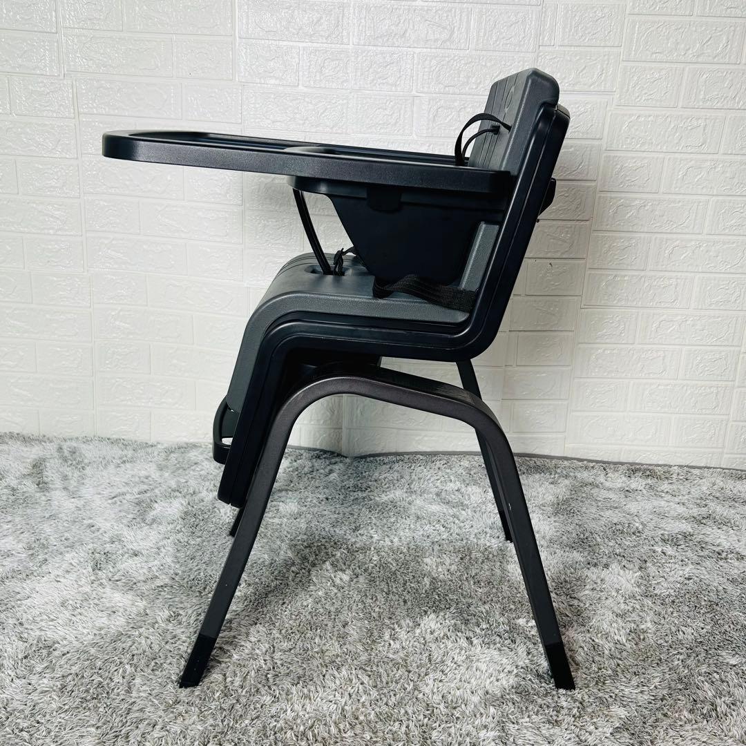 美品 nuna ヌナ ベビーチェア ザズ ハイチェア テーブル付き ピュータ