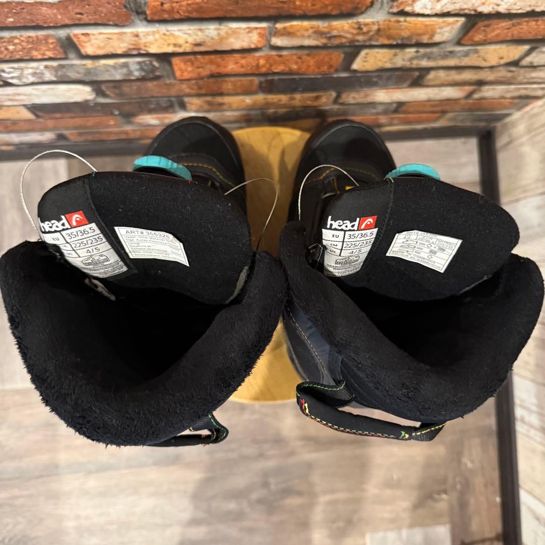 【美品】HEAD JR BOA スノーボードブーツ 22.5-23.5