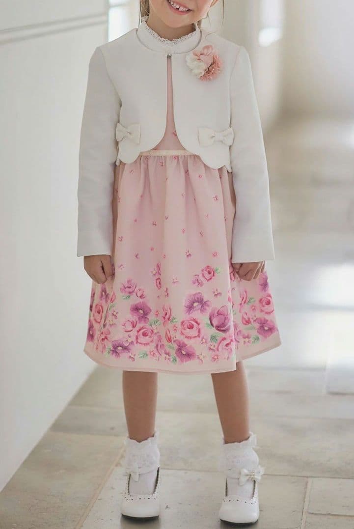 anyFAM 入学式 フォーマル アンサンブル ワンピース 120 ピンク