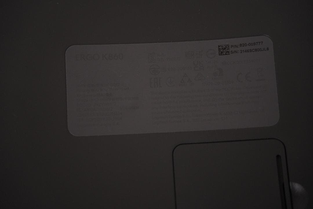 ロジクールERGO K860 エルゴノミック キーボード ワイヤレスキーボード