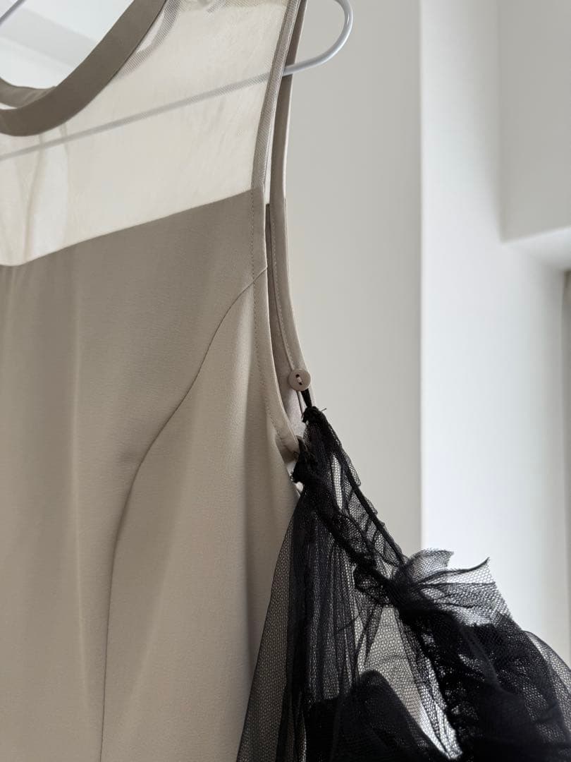 ANDRÉSD detached sleeve dress