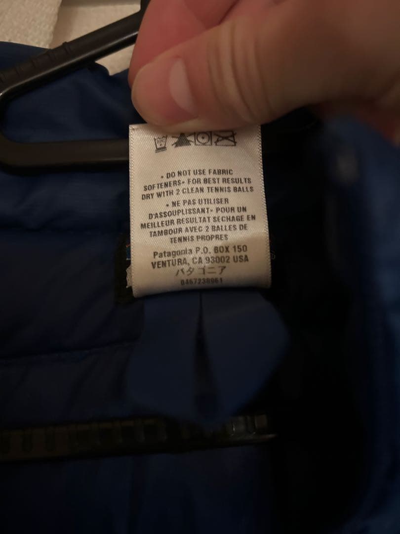 patagonia ダウンジャケット XS ネイビー