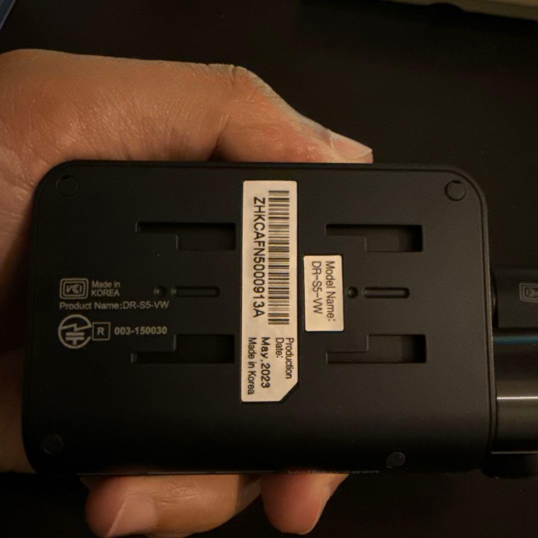 ボルボ純正ドライブレコーダーＤＲーS5－VW前後本体