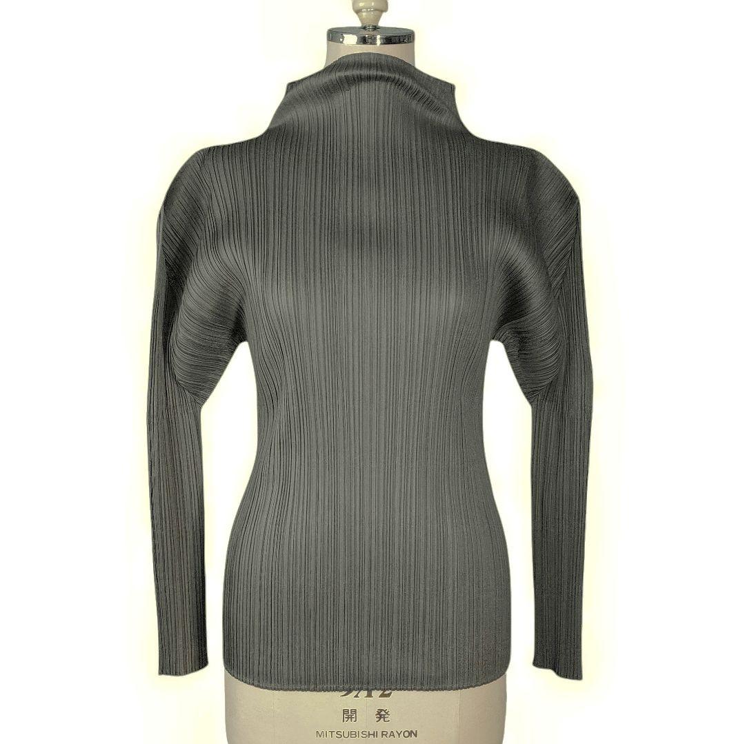 ☆ 美品 PLEATS PLEASE イッセイミヤケ ハイネック カットソー