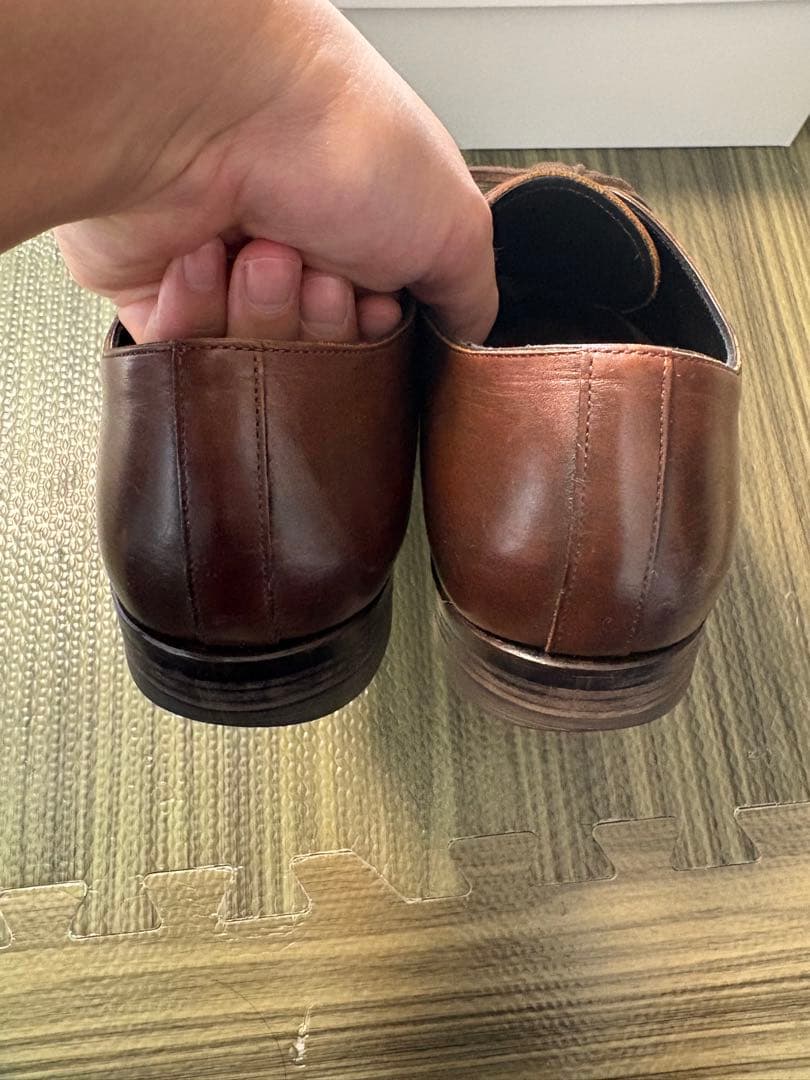 シェットランドフォックス コベントリー ストレートチップ ダークブラウン24.5