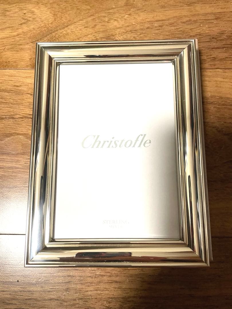 【再値下げ】Christofleクリストフル　シルバーフォトフレーム【未使用品】