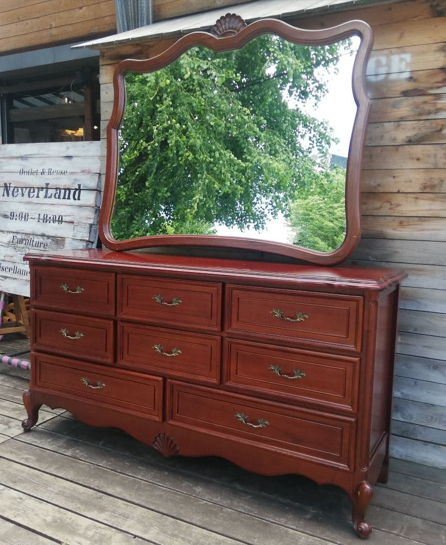 M♦送料込　専用アンティーク 猫脚　ロココスタイル ドレッサー チェスト 鏡台