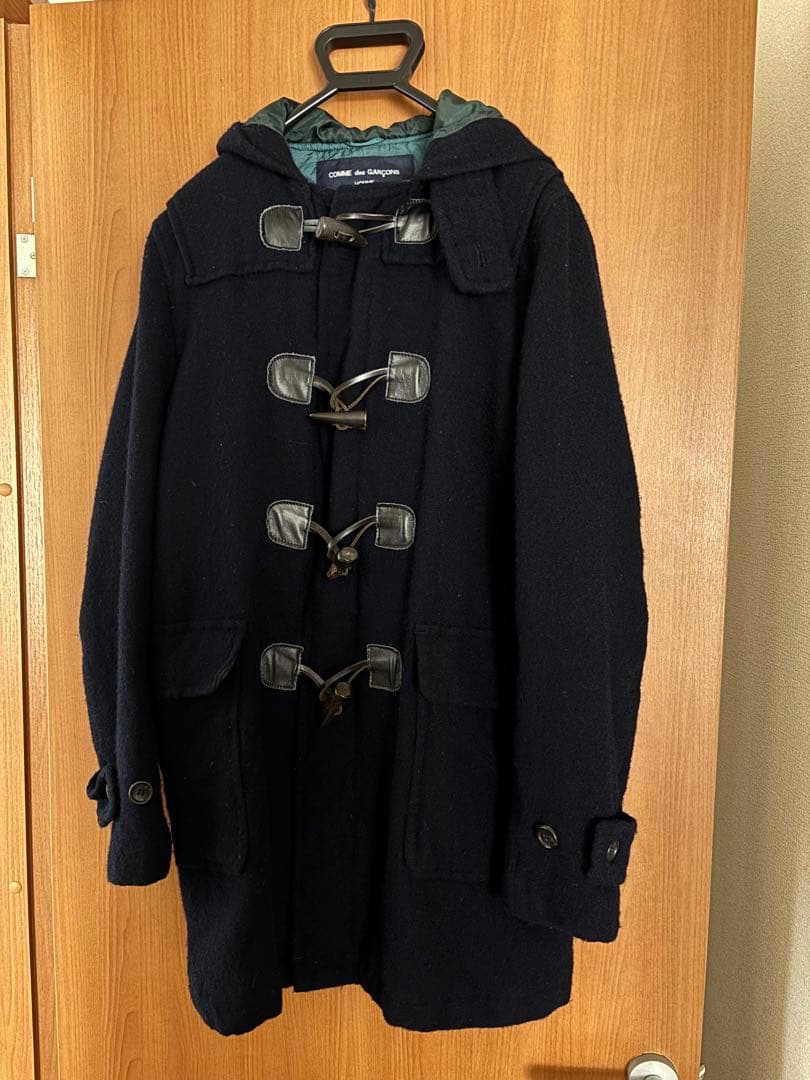 COMME des GARCONS ダッフルコート M ネイビー