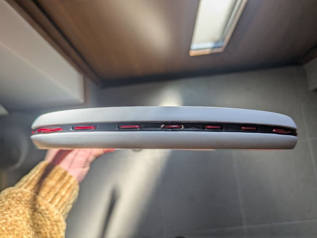 ミズノ　DフォースVS-50（ホワイト×パステルコーラル）