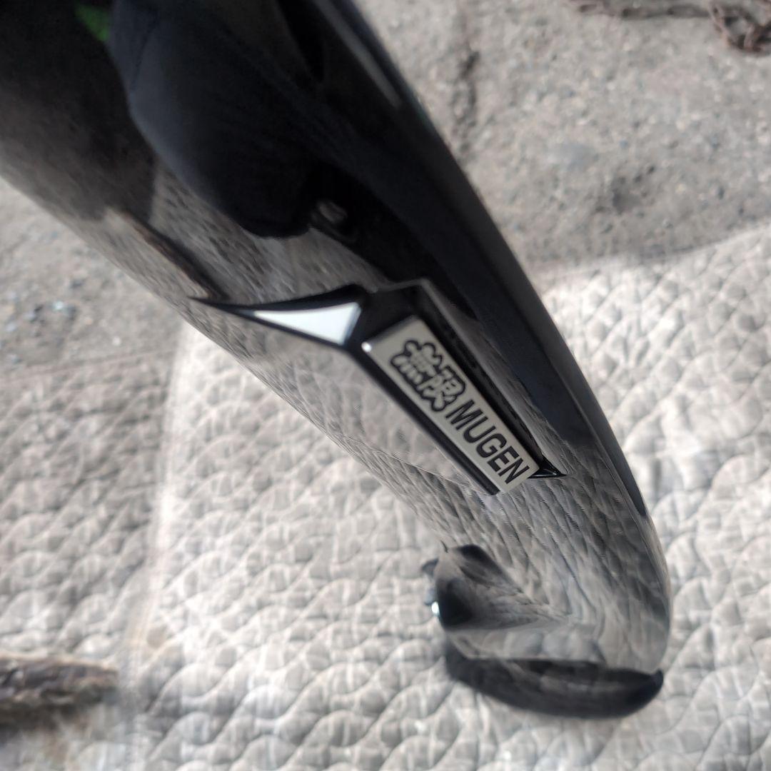 GE6 フィットMUGEN ピアノブラック リアスポイラー