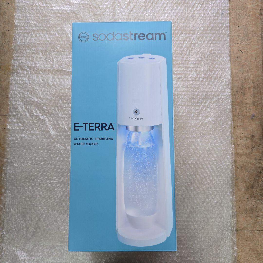 未使用品 美品　ソーダストリーム E-テラ ホワイト SSM1098　炭酸水