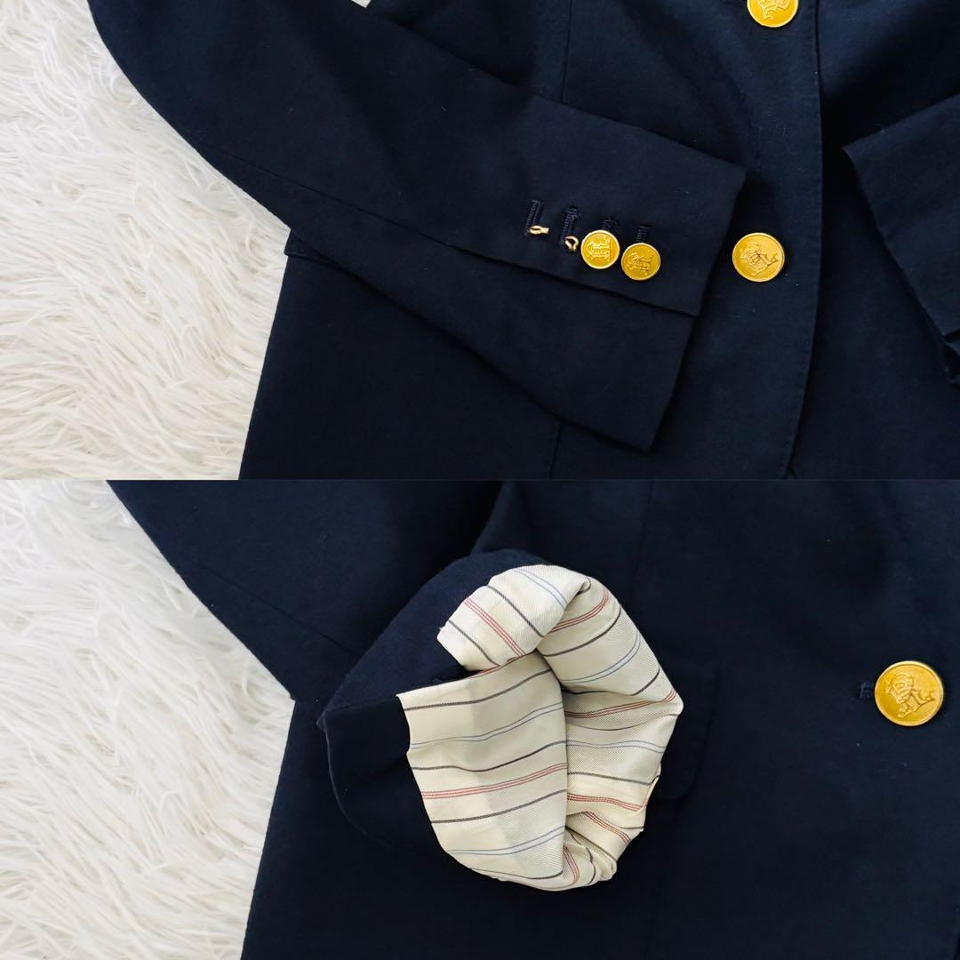 美品✨ラルフローレン 紺ブレザー エンブレム RLロゴ 金ボタン11号