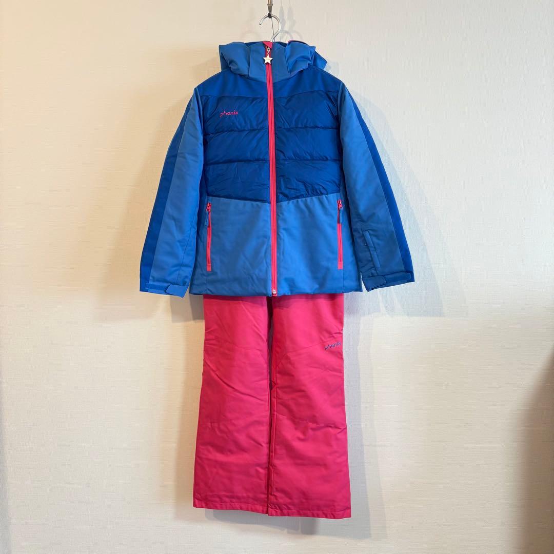 美品♪ phenix フェニックス キッズ スキーウェア 上下150 女の子