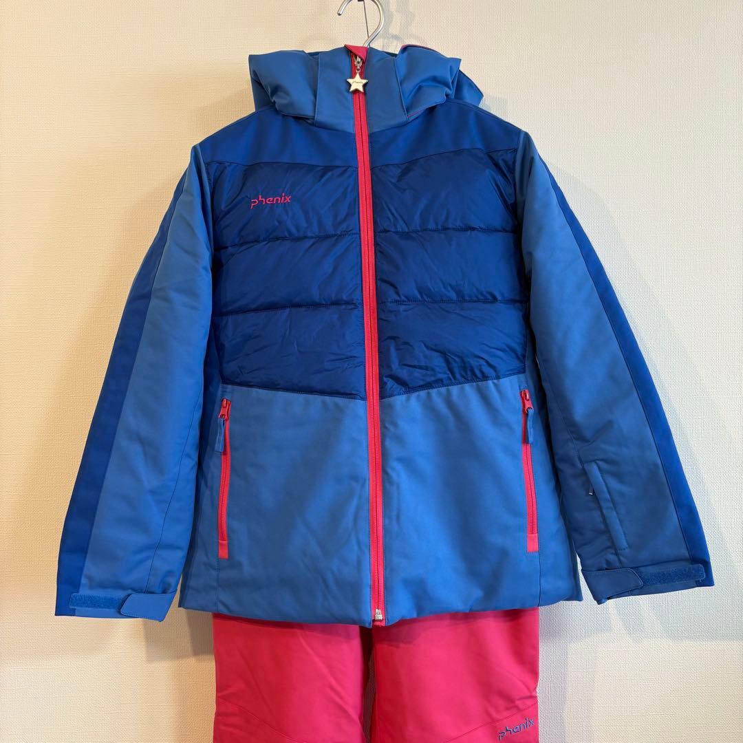 美品♪ phenix フェニックス キッズ スキーウェア 上下150 女の子