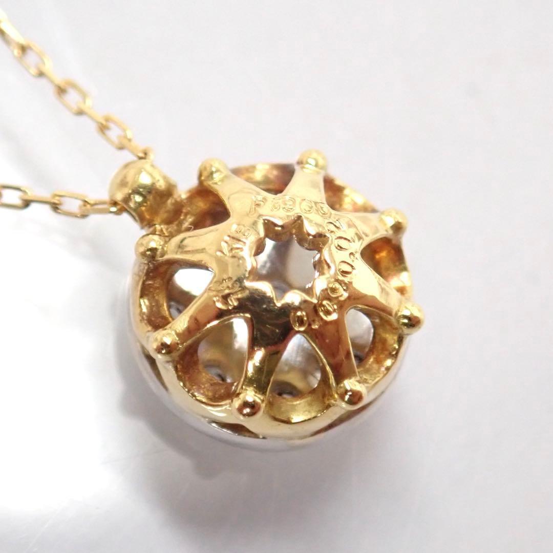 セイレーンアズーロ ローズカットダイヤ ペンダントネックレス