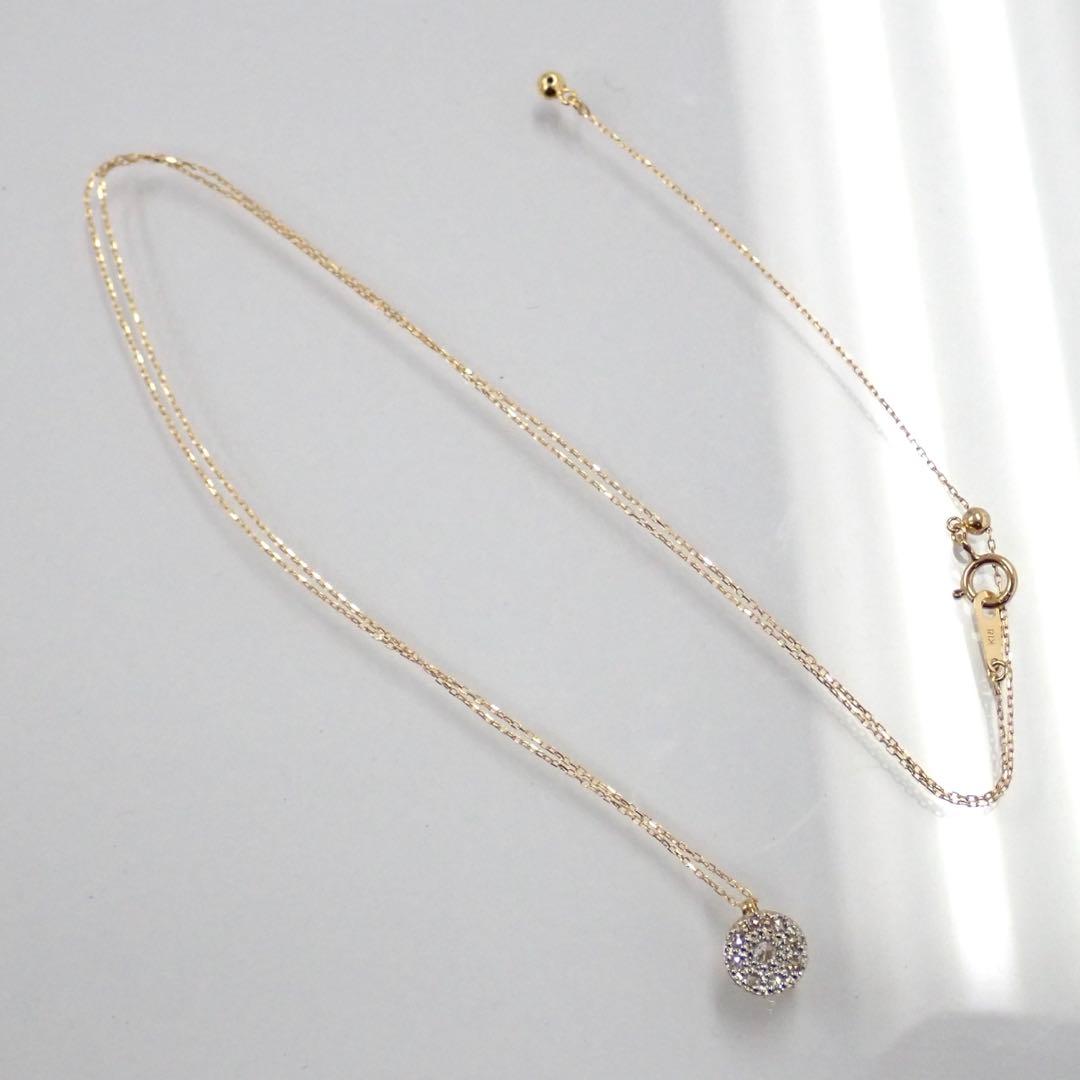 セイレーンアズーロ ローズカットダイヤ ペンダントネックレス