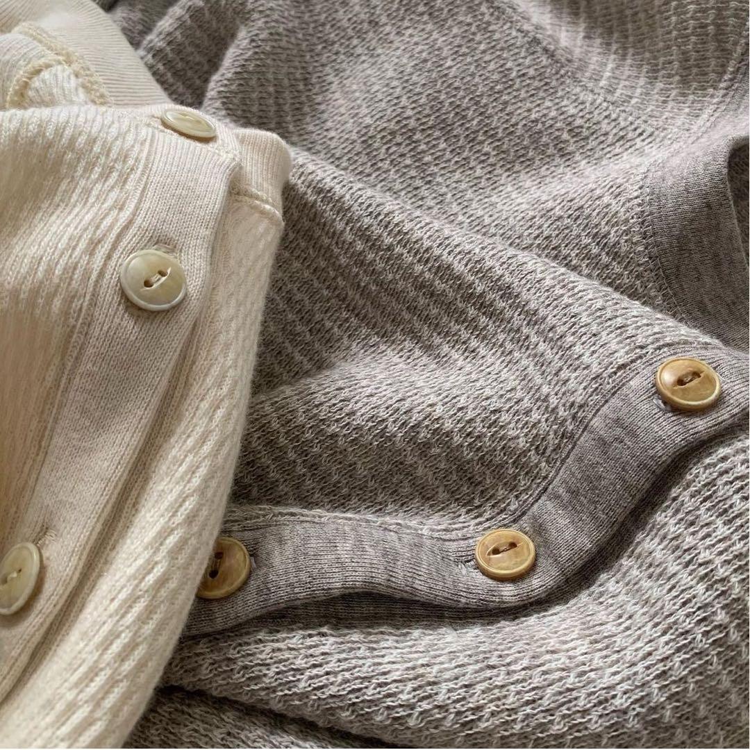 美品cotton yak wool haneycomb waffleワンピース