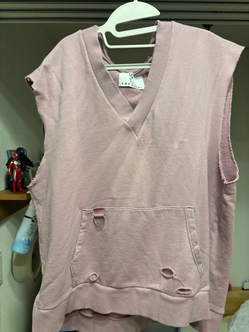 今季rurumu:/collage printed layered hoodie