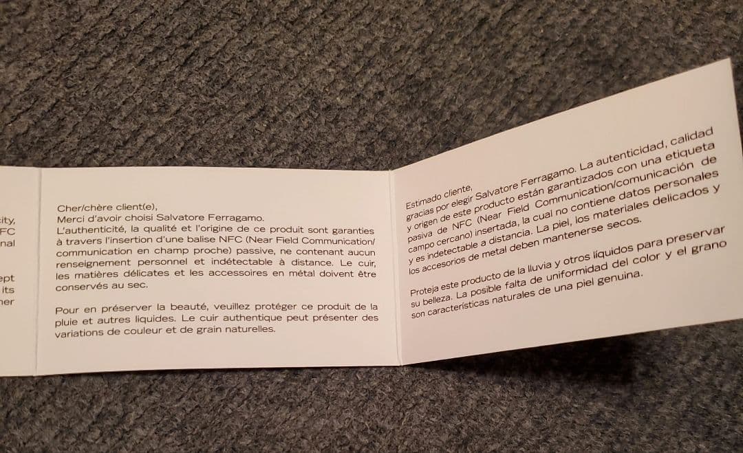 Salvatore Ferragamo 6連キーケース グレー