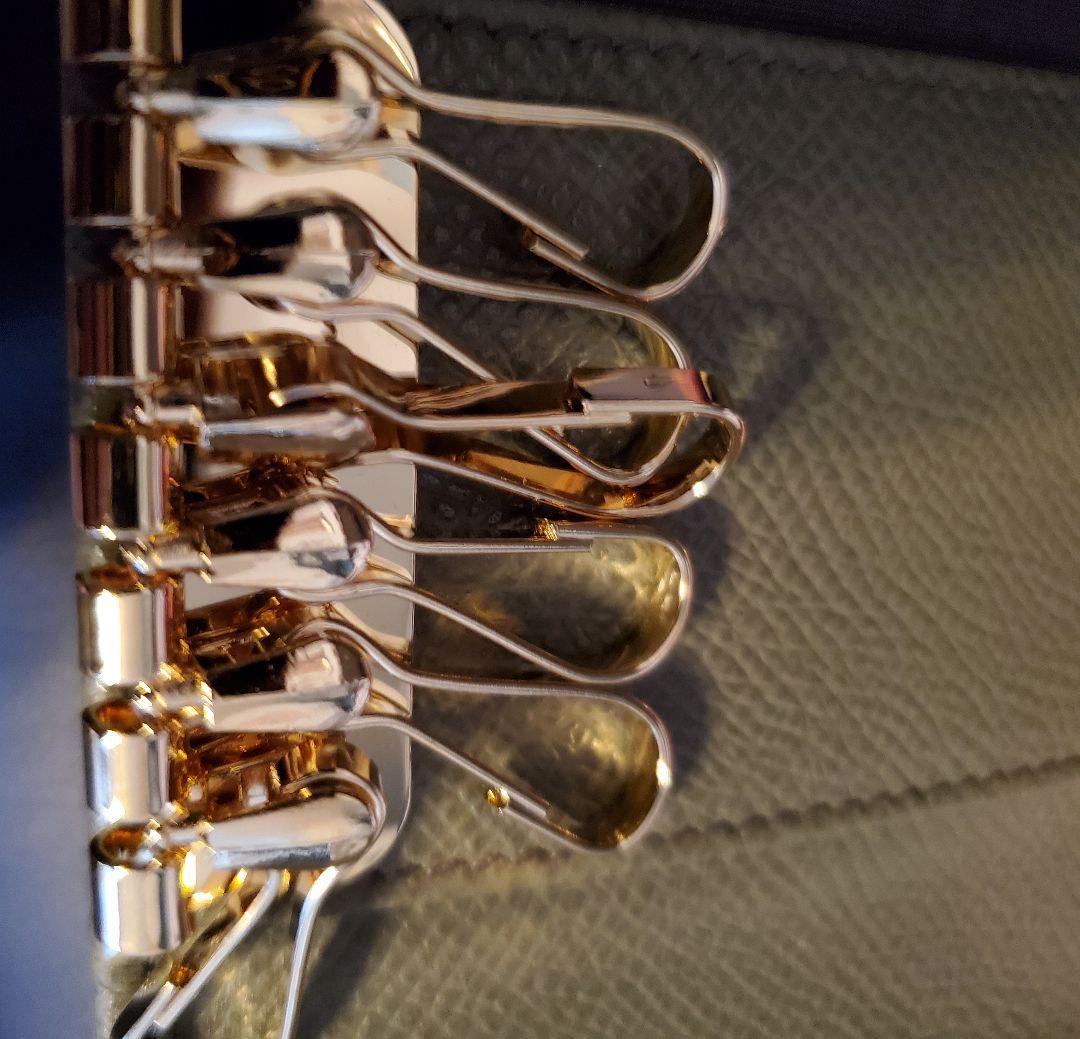 Salvatore Ferragamo 6連キーケース グレー