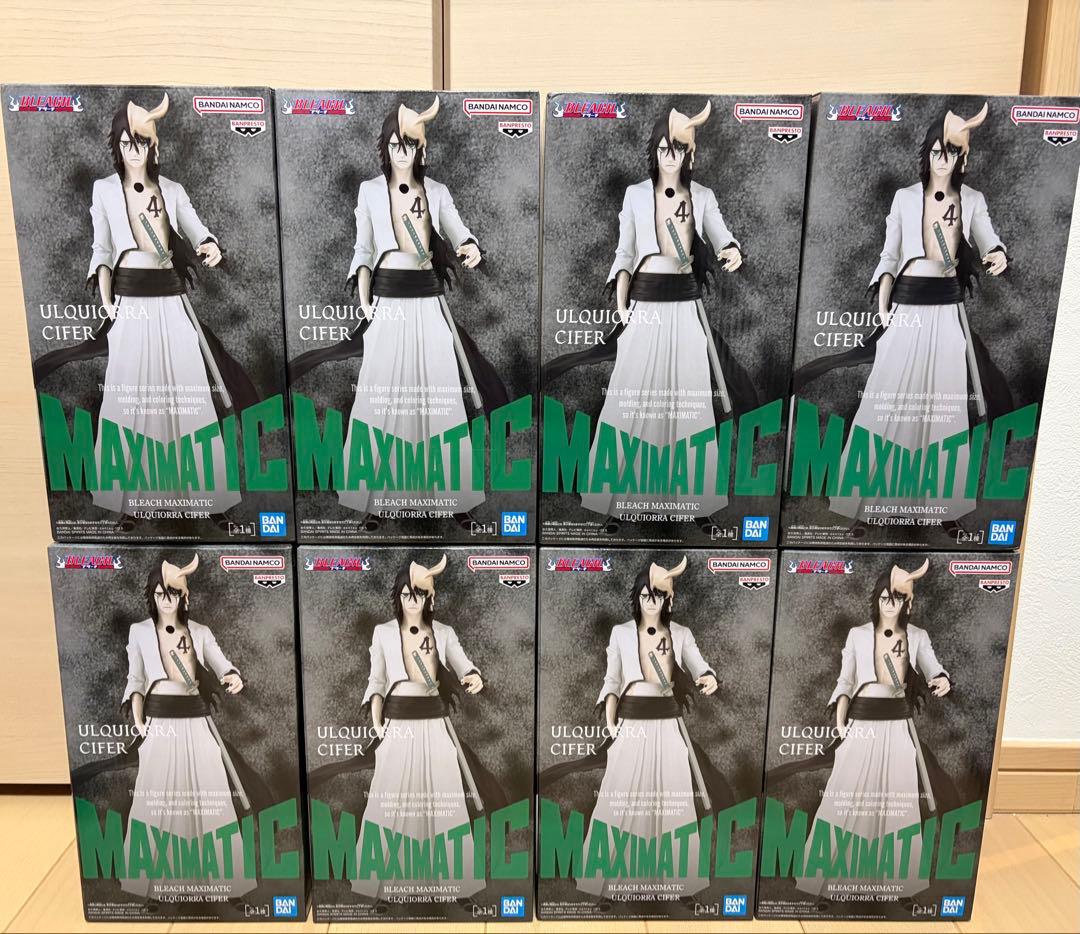 ブリーチ　MAXIMATIC フィギュア　ウルキオラ・シファー8体セット
