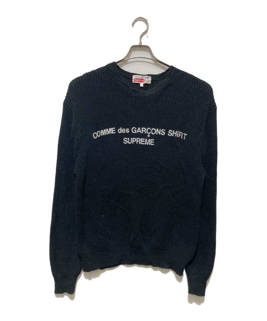 COMME des GARÇONS SHIRT Supreme ニット L 黒