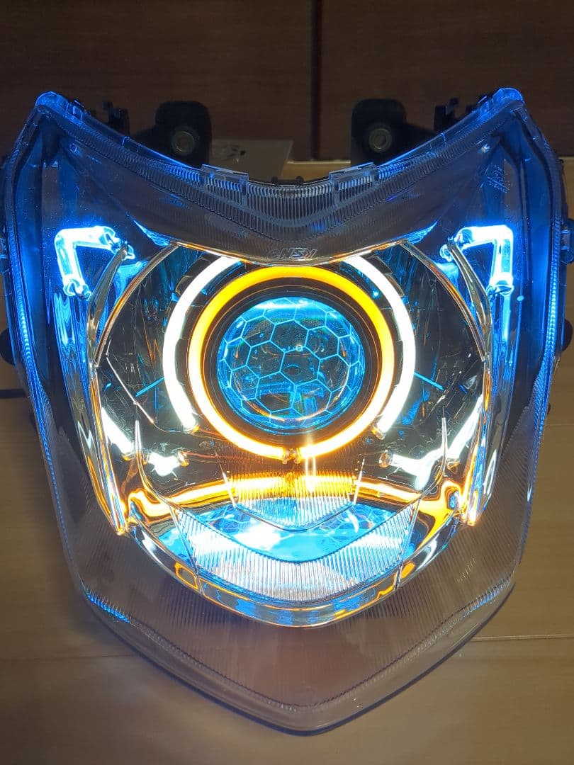 LED シグナスX 4型 カラー変更可能 ヘッドライト sea5j sed8j