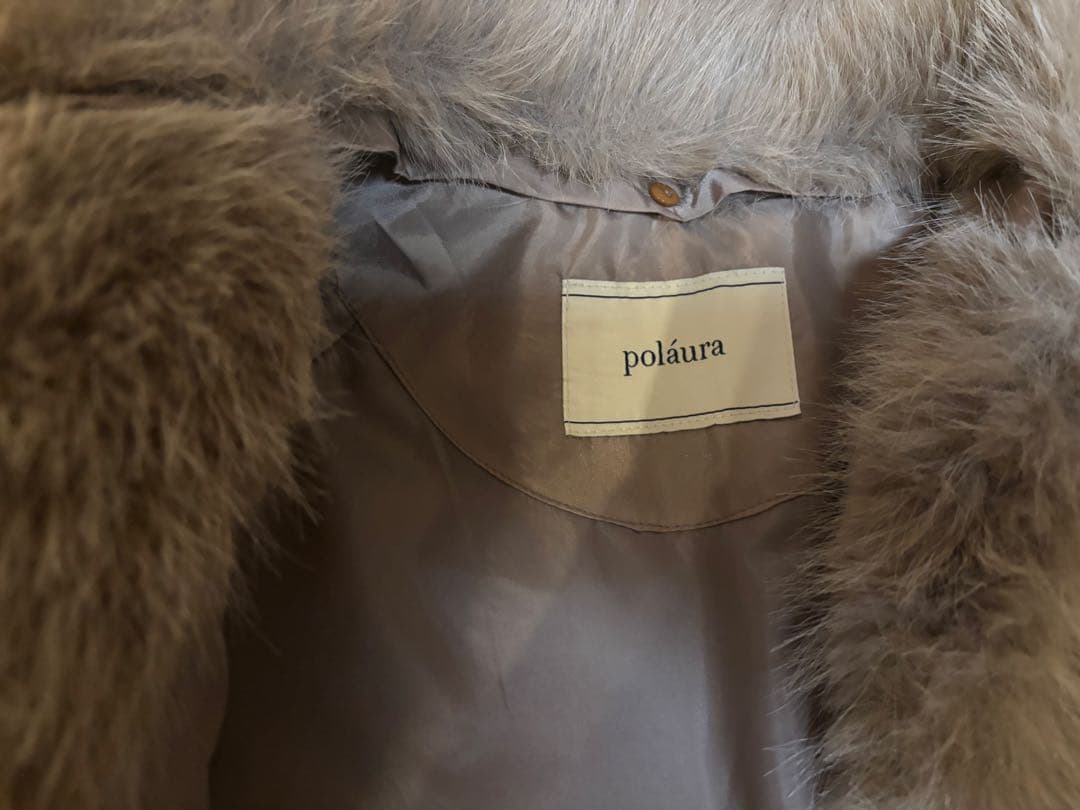 poláura ポローラ　モカ色ファーコート