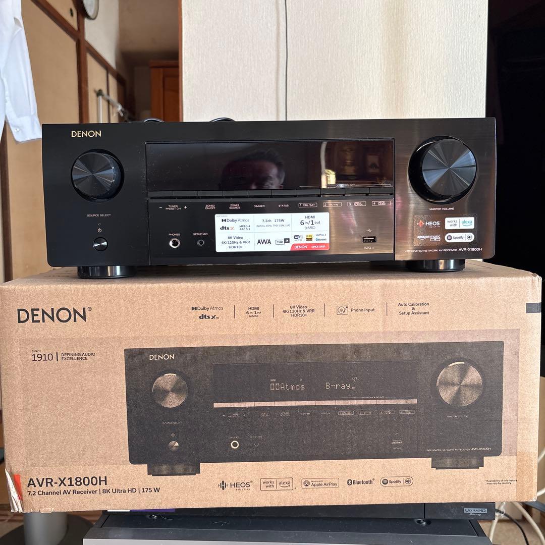 DENON AVR-X1800H 7.2チャンネル AVアンプ 本体