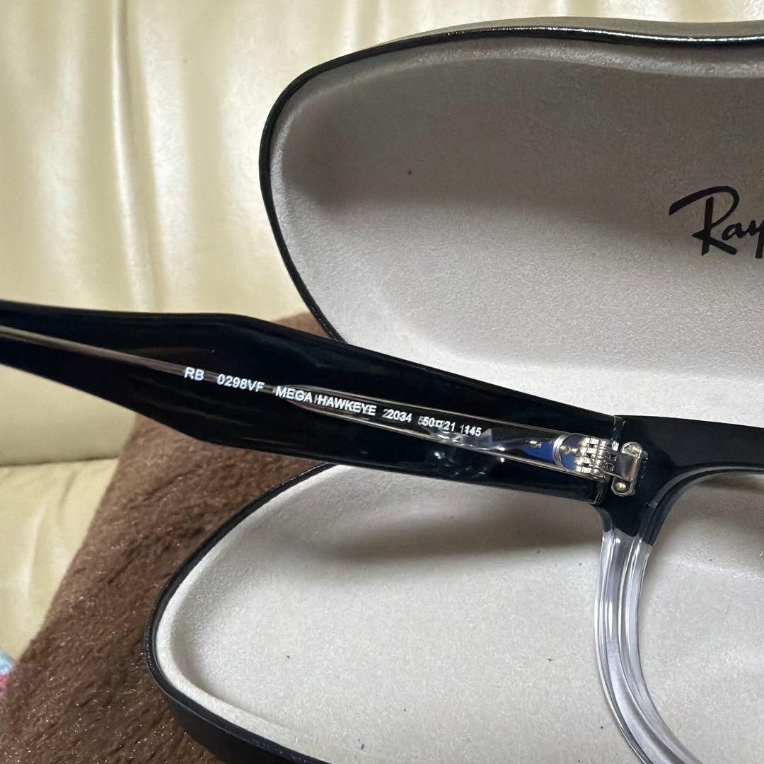 展示美品　レイバン メガ　Mega Hawkeye ホークアイ　RX0298VF