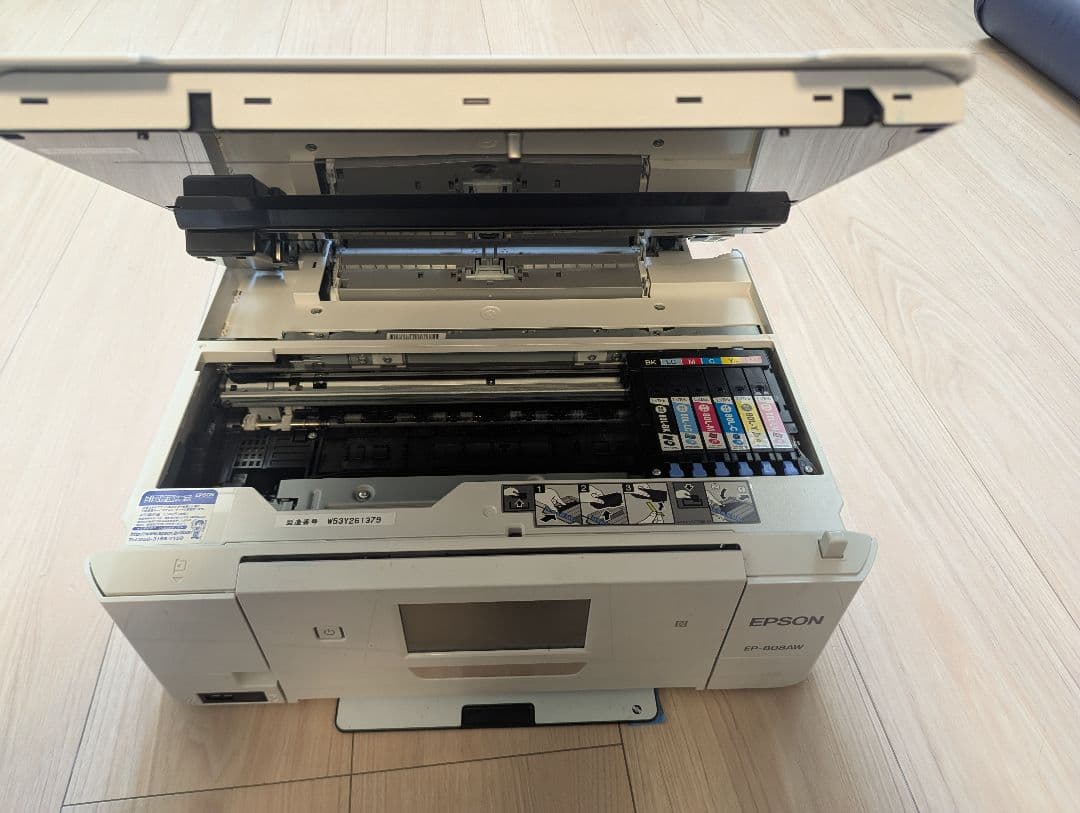 EPSON EP-808AW ホワイト プリンター 中古　ジャンク