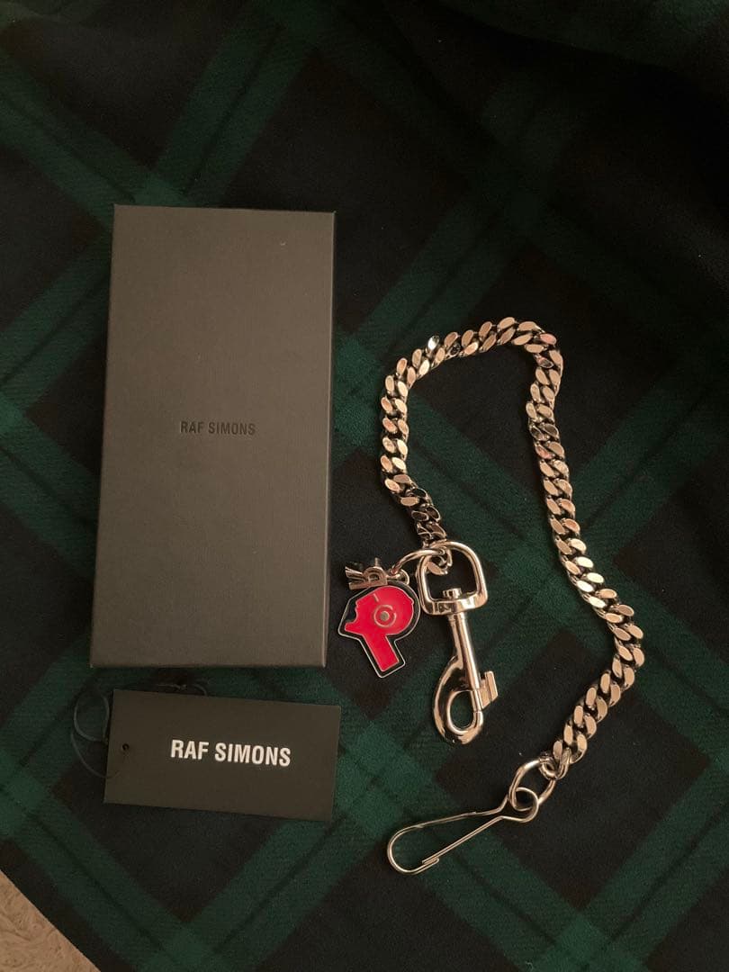 もみ　RAF SIMONS ウォレットチェーン シルバー