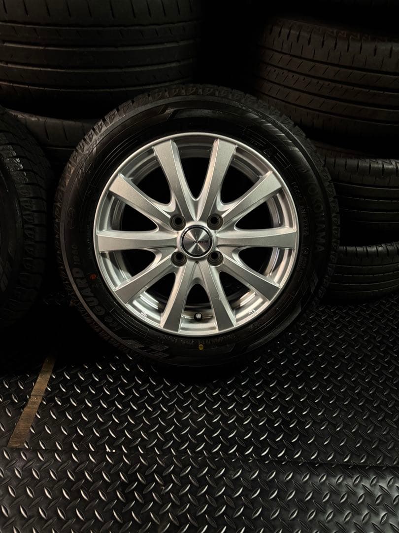 ◇送料込み◇165/65R14YOKOHAMA中古スタッドレス4本 2024年製