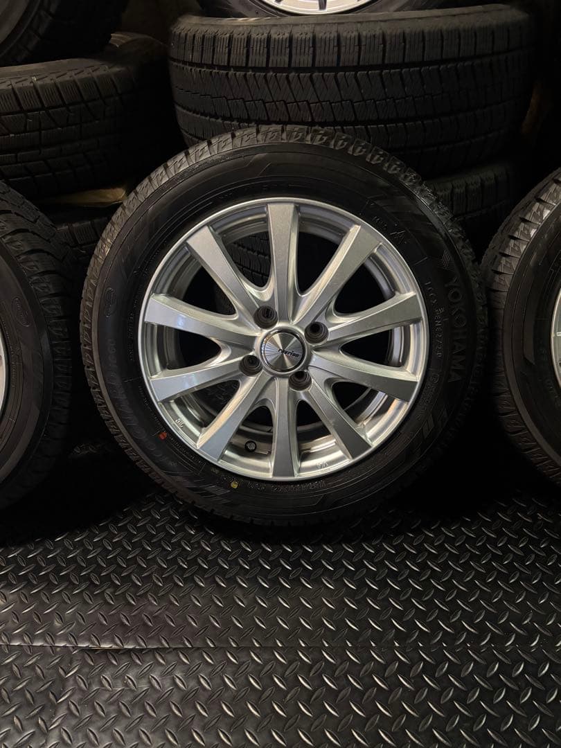 ◇送料込み◇165/65R14YOKOHAMA中古スタッドレス4本 2024年製
