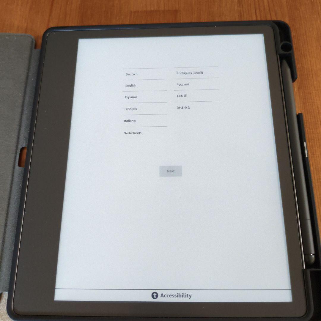 kindle scribe 2022 16gb ノーマルペン カバー付き