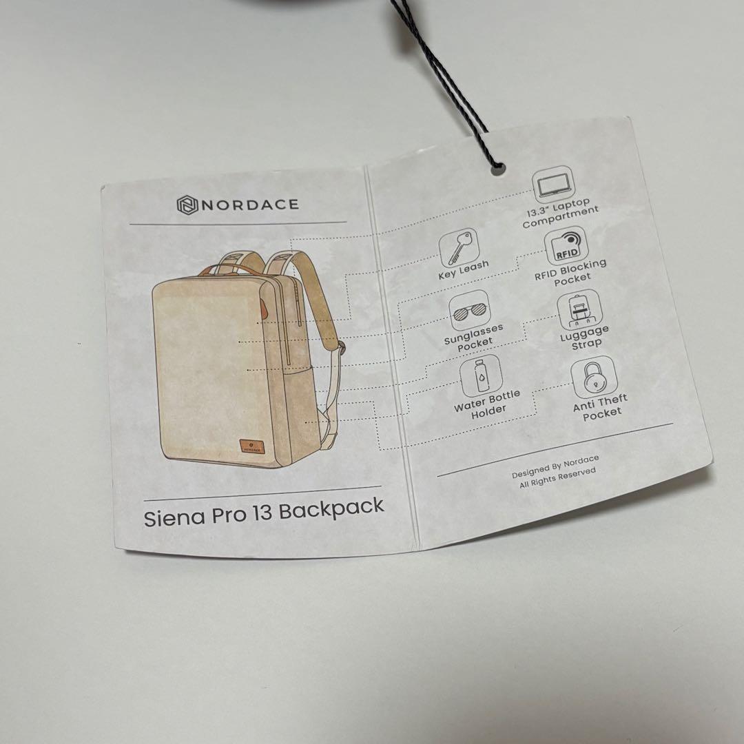 【新品未使用】NORDACE ブラックバックパック