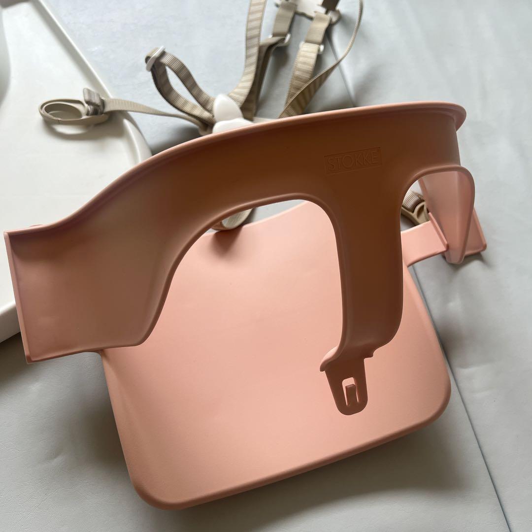 ストッケ　トリップトラップ　付属品ハーネス、ベビーチェア、トレイ3点セット