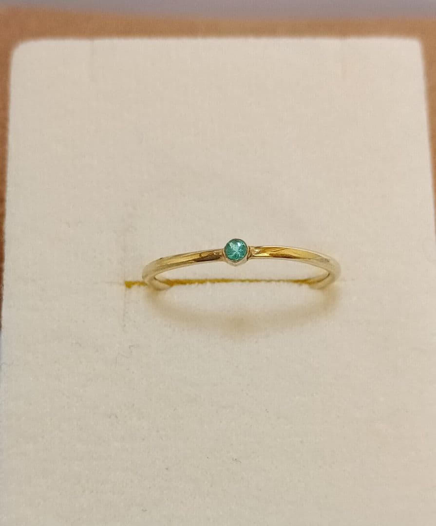 さ*奨様 パライバトルマリン K10・ルース約1.8mm リングサイズ: 約5号