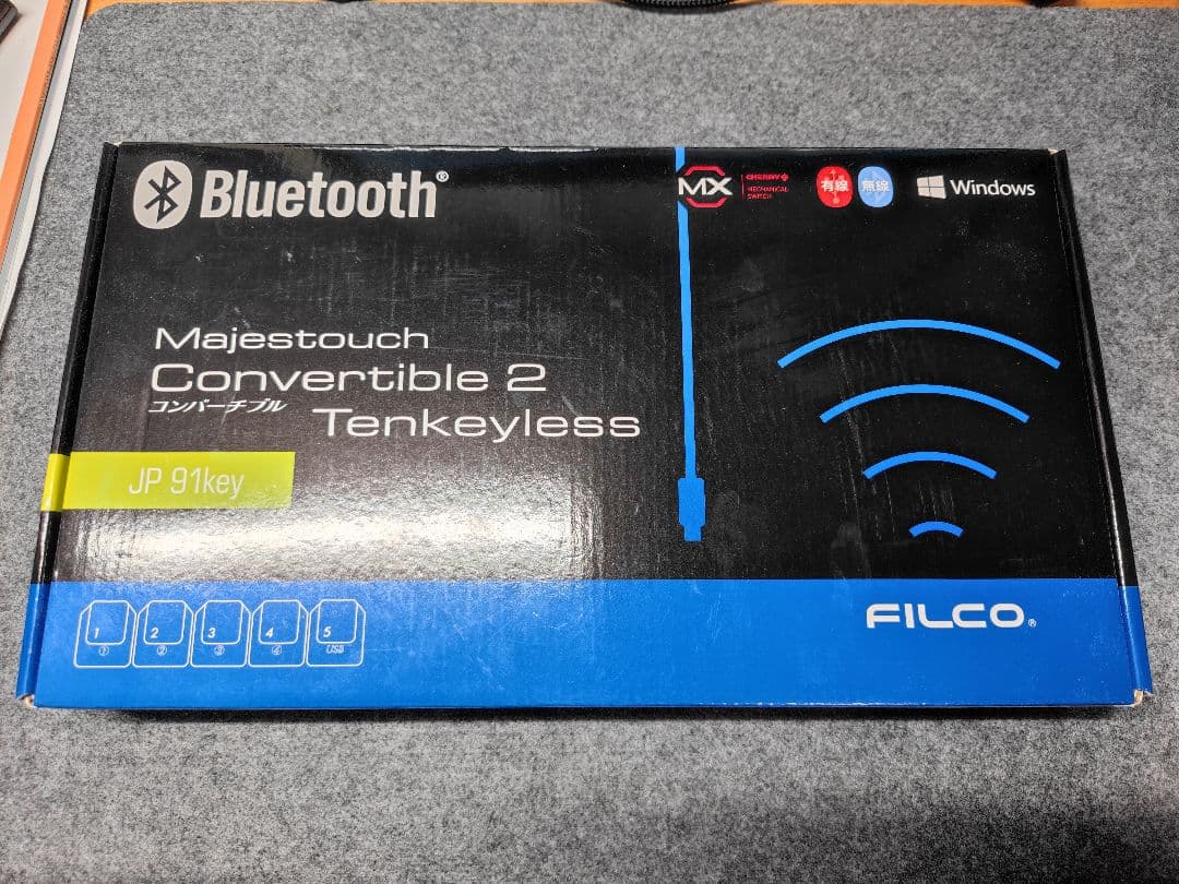 FILCO Majestouch Convertible2 赤軸 漆・銀河(青)