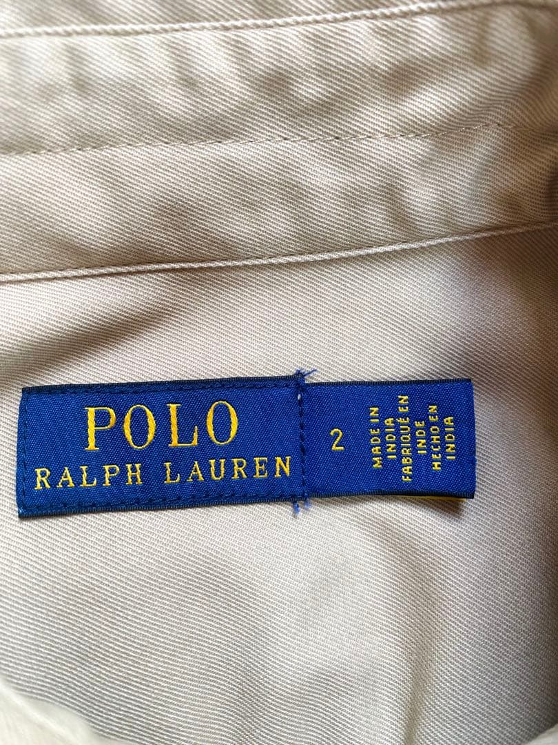 POLO RALPH LAUREN シャツワンピース ポニー刺繍　ゆったりM