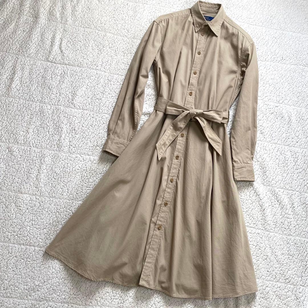 POLO RALPH LAUREN シャツワンピース ポニー刺繍　ゆったりM