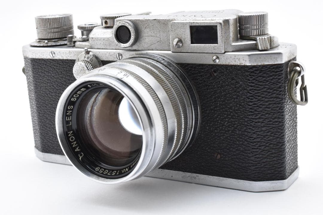 キャノン 50mm f:1.8 レンジファインダー フィルム カメラ レンズ